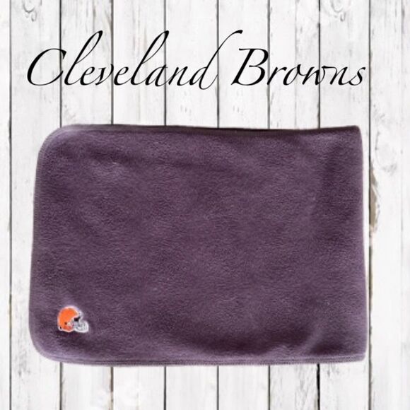 Vintage Cleveland Browns Fleece Scarf Embroidered Logo Brown Unisex 45”x 9.5” - Picture 11 of 11